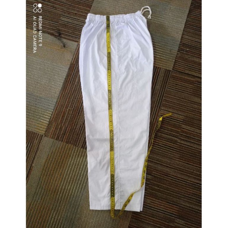 Clearance sale Celana ihrom Celana Haji Celana Panjang Putih Polos Celana Putih Katun Sirwal Putih P