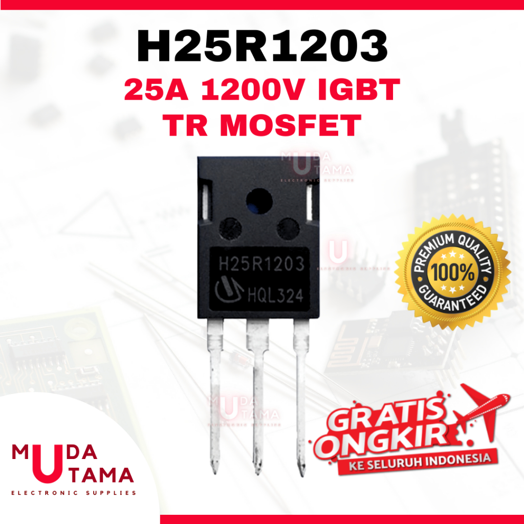 Transistor Mosfet H25R1203 25A 1200v IGBT | TR H25R1203 | Mosfet H25R1203