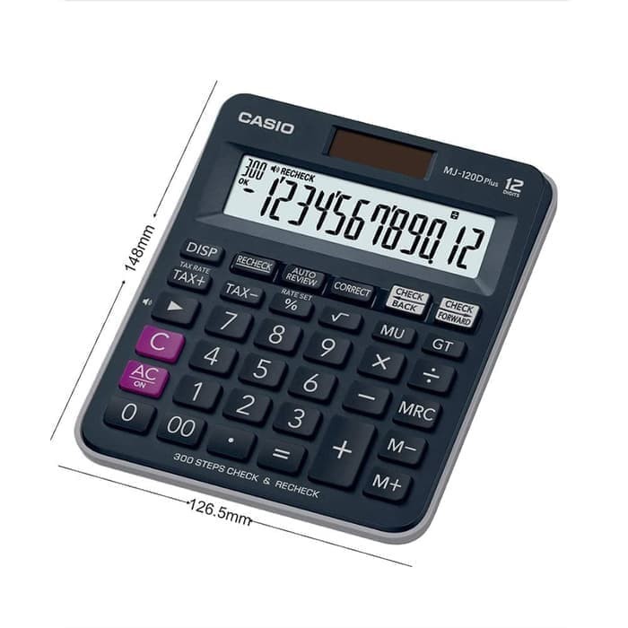 

Kalkulator Casio MJ-120D Plus ORIGINAL 12 DIGIT