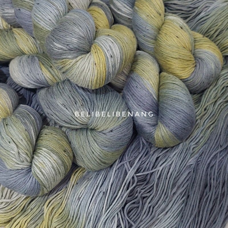 benang soft cotton ombre HAZE / benang rajut / benang katun