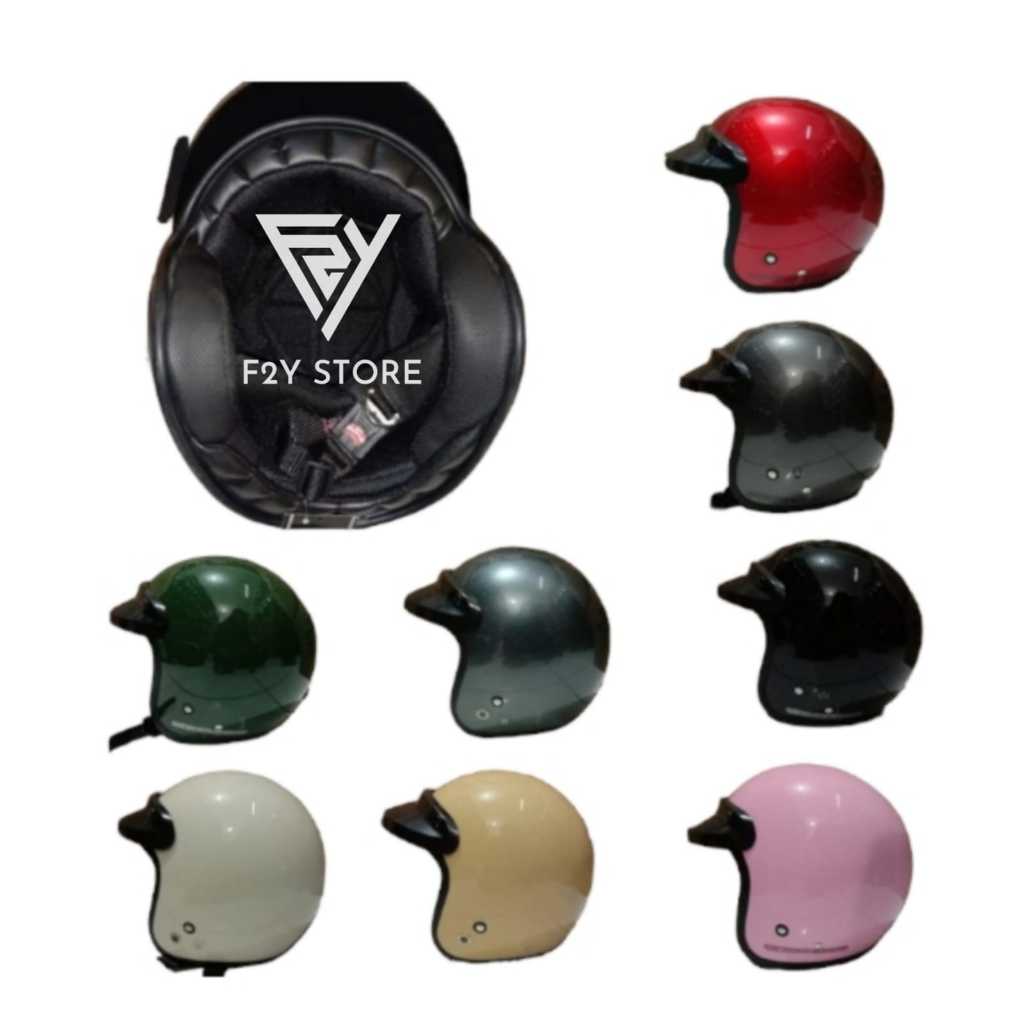 Helm  Cargloss Dewasa Kw Super Retro SNI