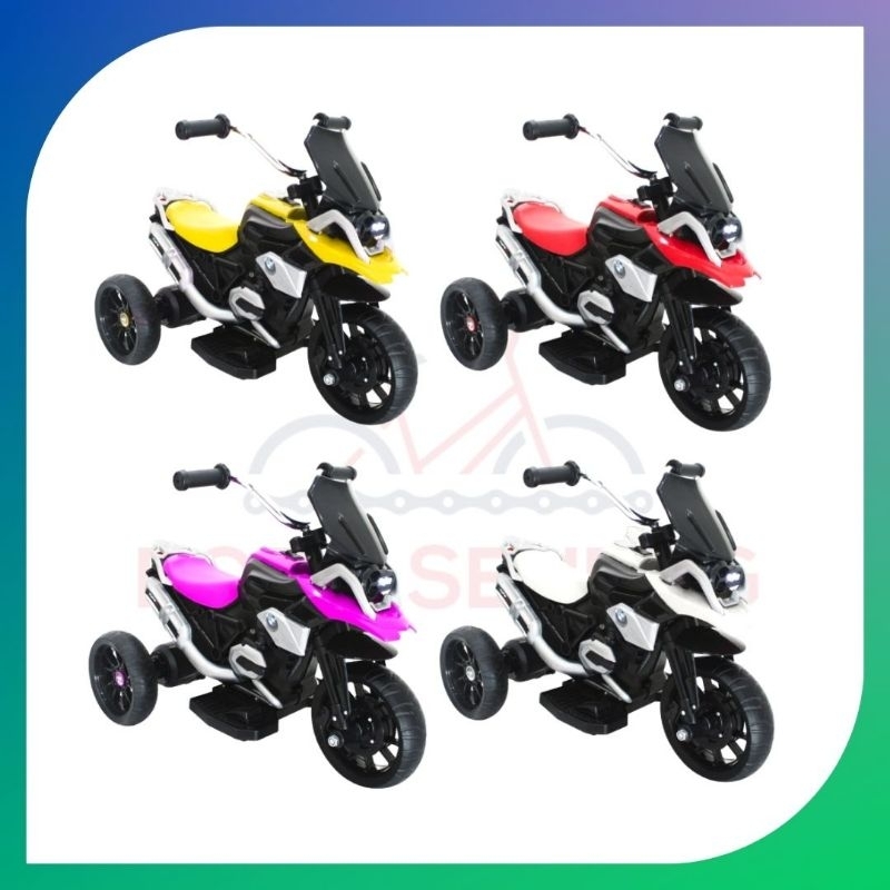 Motor Aki PMB M888 TypeR Tricycle Sepeda Anak Roda Tiga