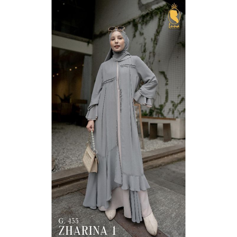 Gamis Zharina by Luna hijab Kudus | Gamis busui || Gamis Luna | dress kondangan mewah ||