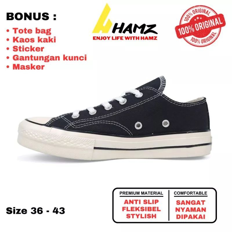 Sepatu Converse 70s Low Green Herbal / Converse 70s Pendek Green Herbal Premium