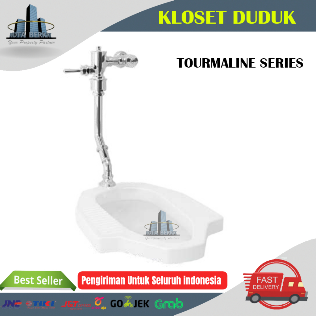 KLOSET/ CLOSET JONGKOK FLUSH TOURMALINE TRILLIUN WARE