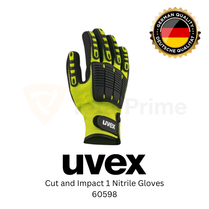 Uvex Cut and Impact 1 Nitrile Gloves