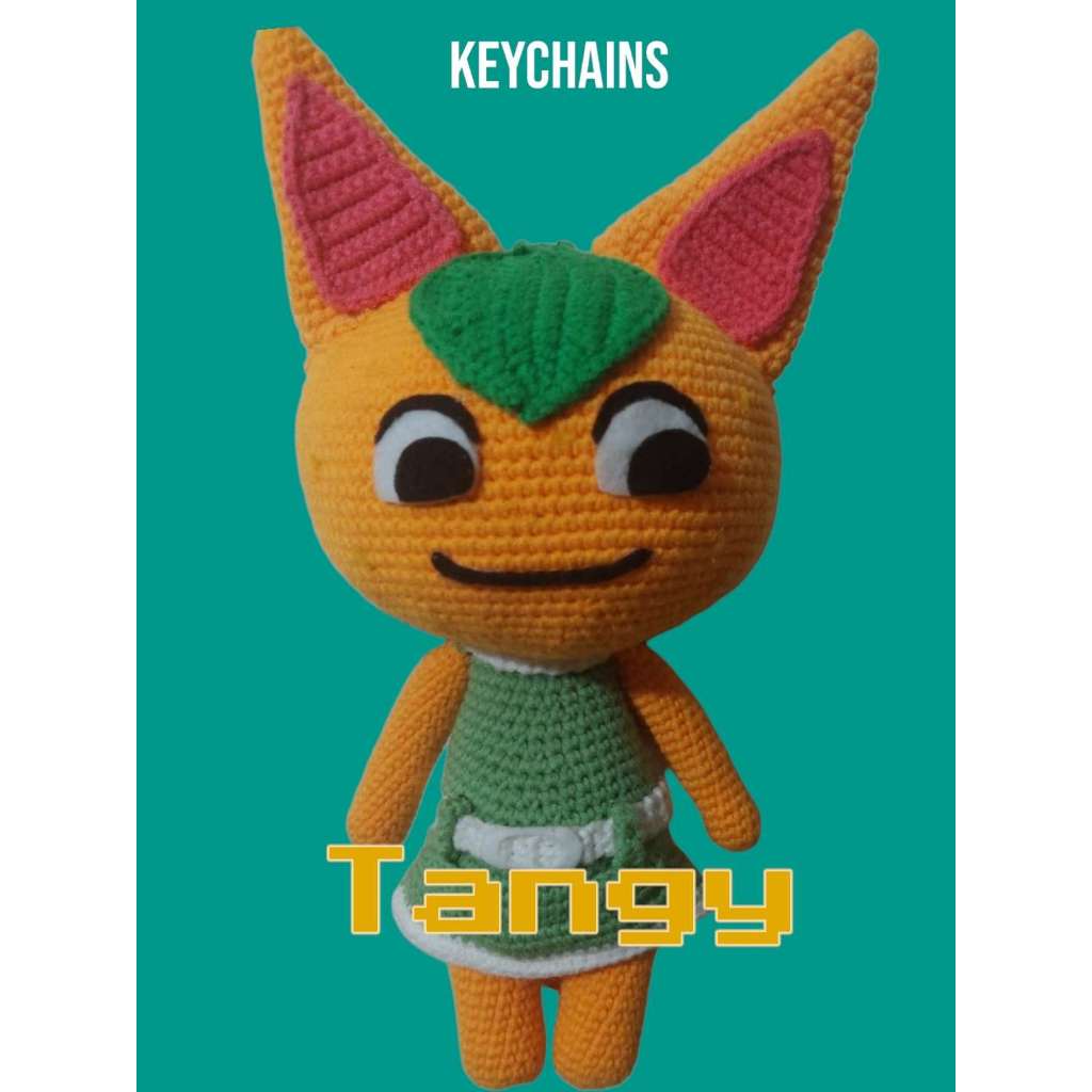 Boneka Animal Crossing Tangy Crochet Nintendo