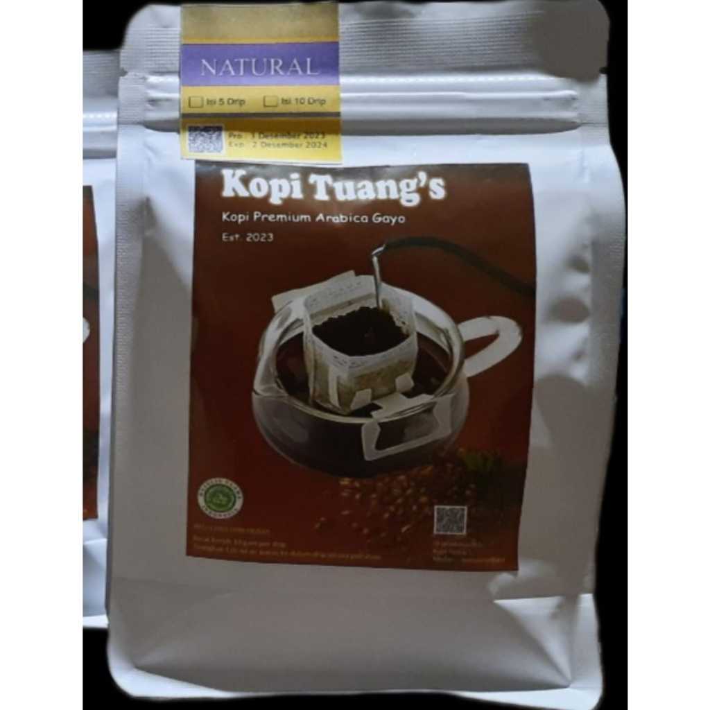 

Kopi Tuang's Bubuk Varian Natural 250 gram