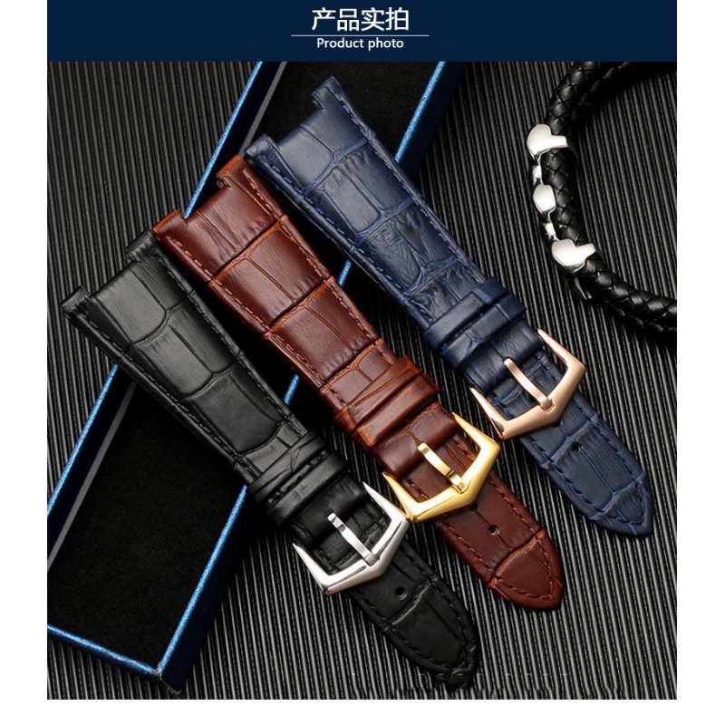 Tali jam tangan Patek Philippe kulit berkualitas tinggi Strap pahek Philippe