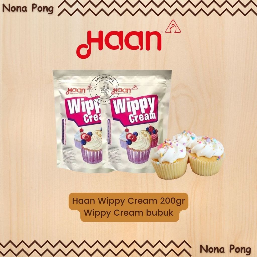 

Cream | whipping cream | haan wippy cream 200 gr whipping | cream bubuk