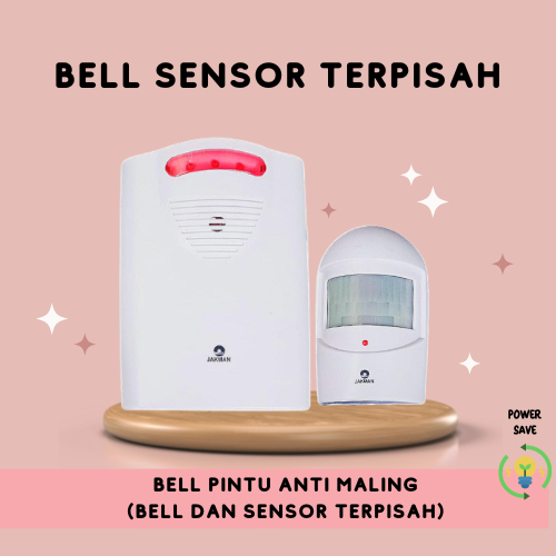 BELL SENSOR ANTI MALING/BELL SENSOR TERPISAH/BELL SENSOR GERAK/BELL RUMAH/BELL TOKO/BELL SESNSOR PIS