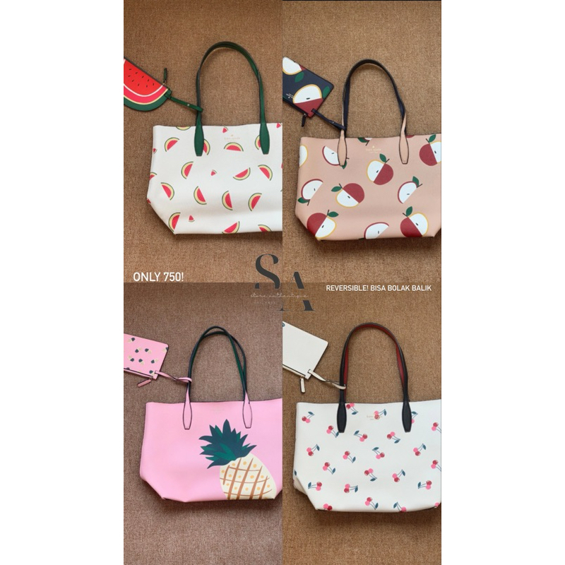KS Reversible Tote Fruit READY