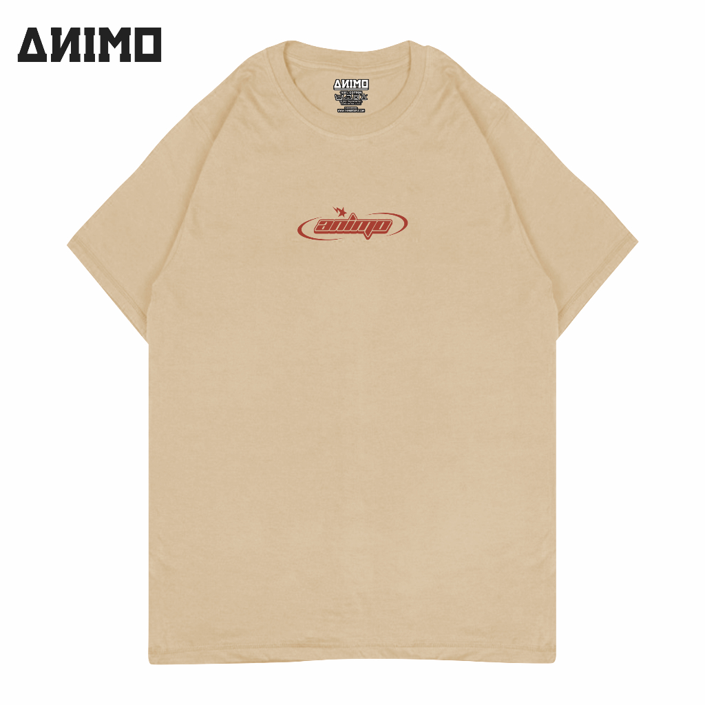 Animo Tshirt Animo Basic - Coklat Susu Kaos Pria Wanita