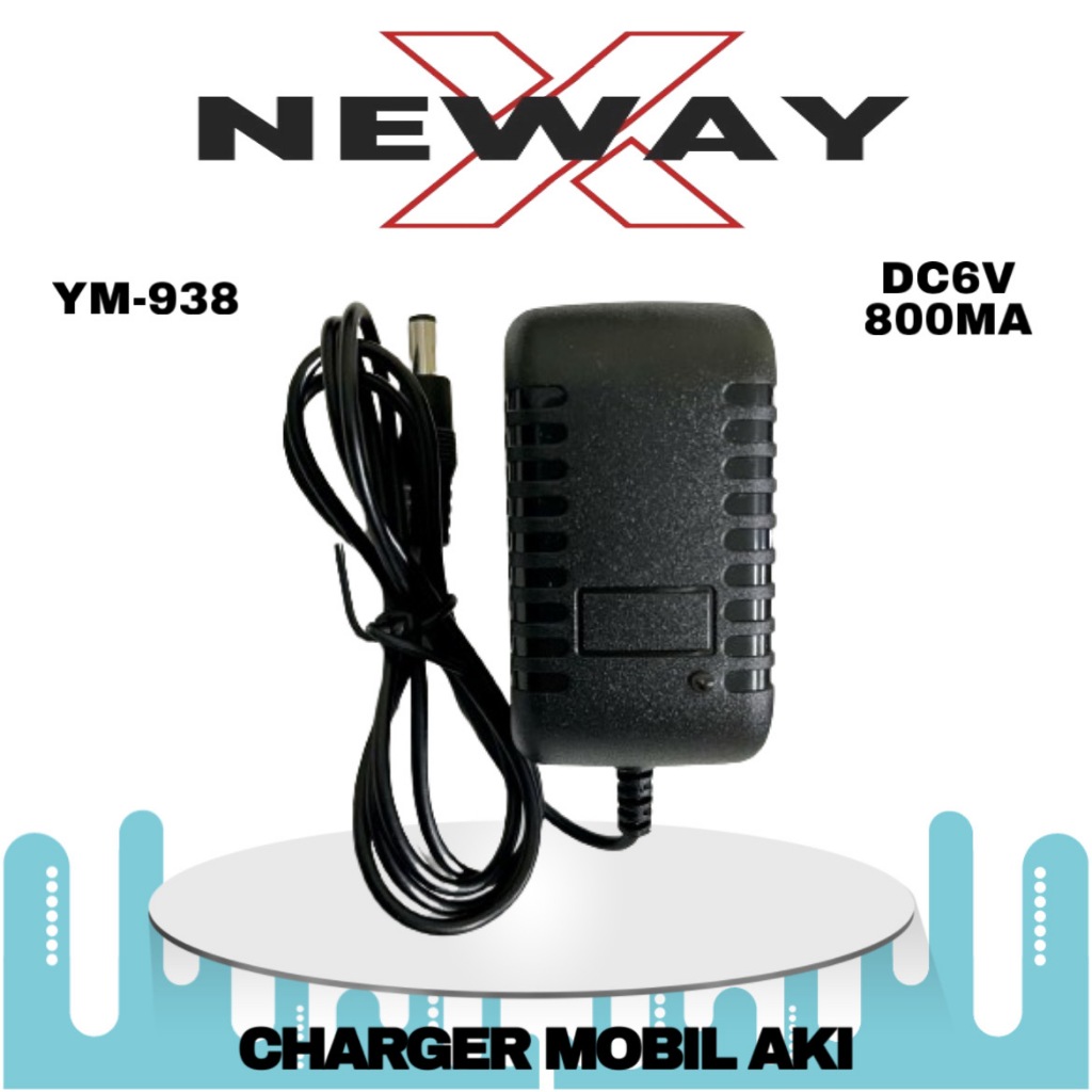 Charger 6 Volt Adaptor Cas Mobil Motor Aki Mainan Anak Remote Control