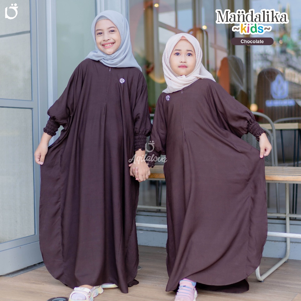 AQILALOVA KAFTAN MANDALIKA ANAK ORI by AQILALOVA  Kaftan Anak BIsa Couple dengan Ibu  Adem  Nyaman d