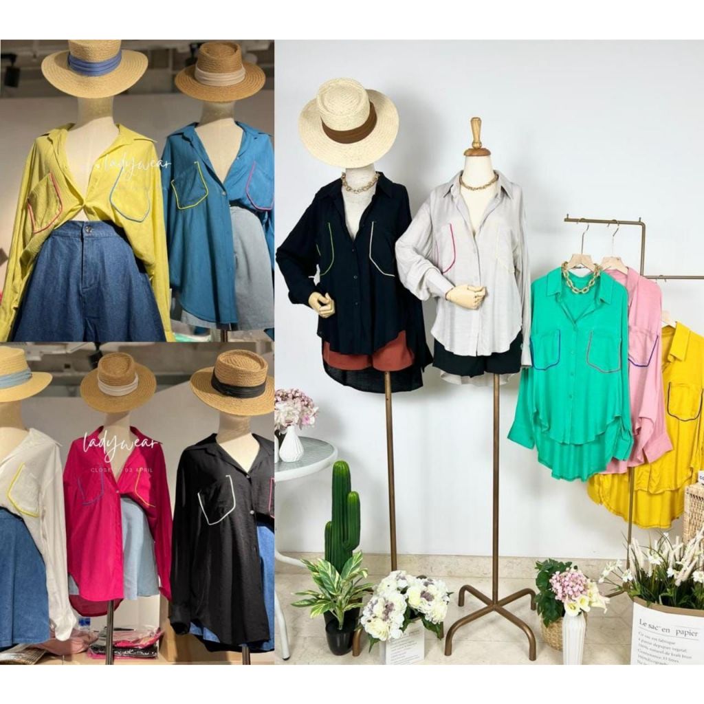 8881 / GROSIR ATASAN BLOUSE LOKAL, PGMTA, ISI 5 PCS BY SUGAR