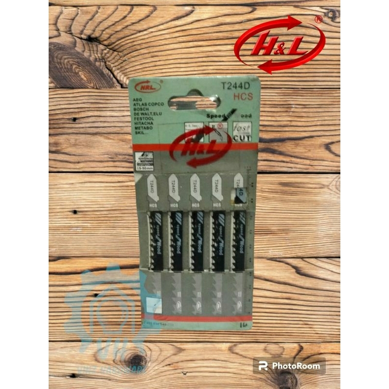 MATA JIGSAW/JIGSAW BLADE UNTUK MATERIAL KAYU T244D - H&L