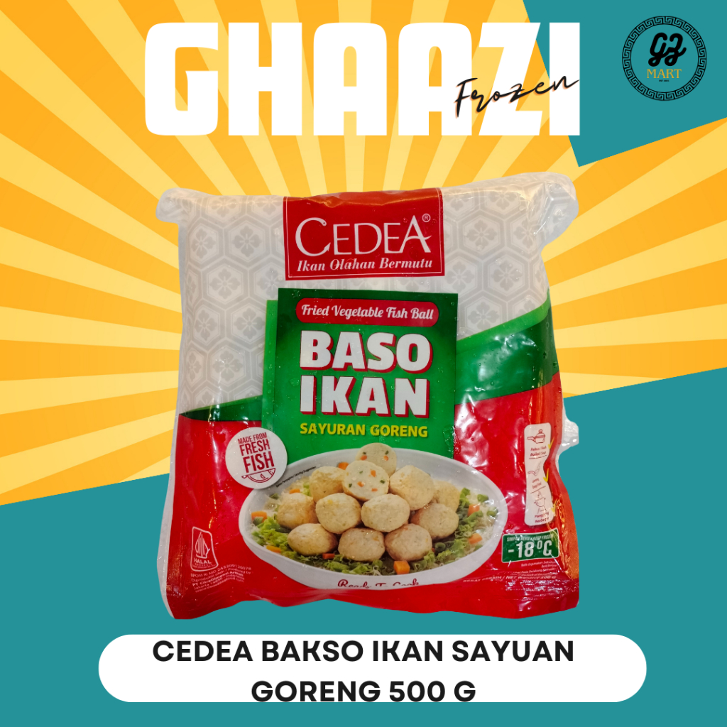 

CEDEA BAKSO IKAN SAYURAN GORENG 500 G