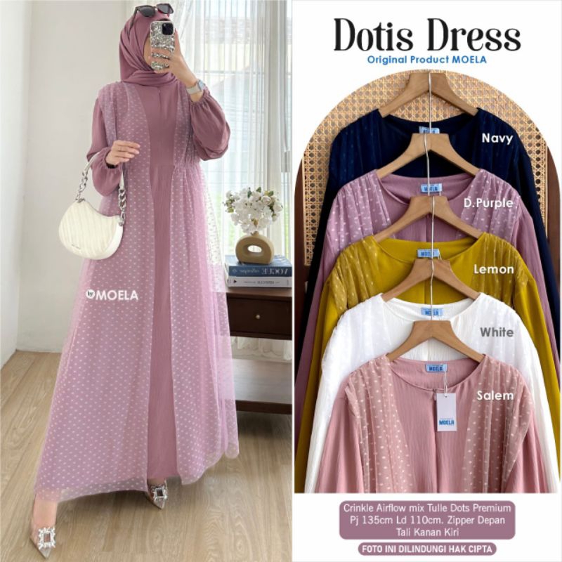 DOTIS DRESS - BY MOELA