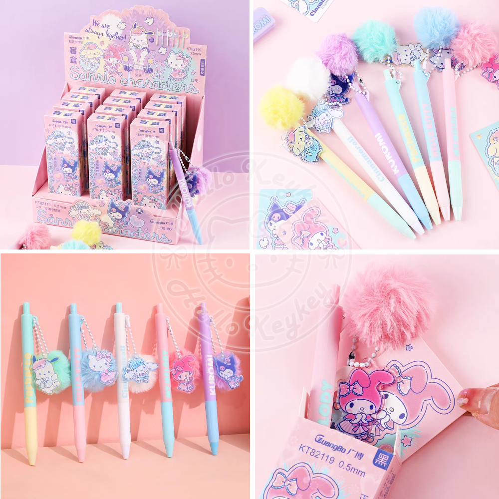 

BLIND BOX gel pen melody kitty kuromi cinnamoroll pochacco pompompurin