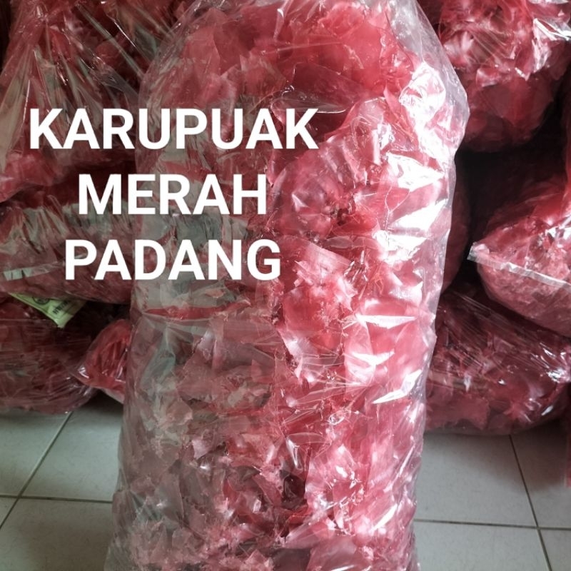 

KERUPUK MERAH Asli Padang mentah 2,5 kg
