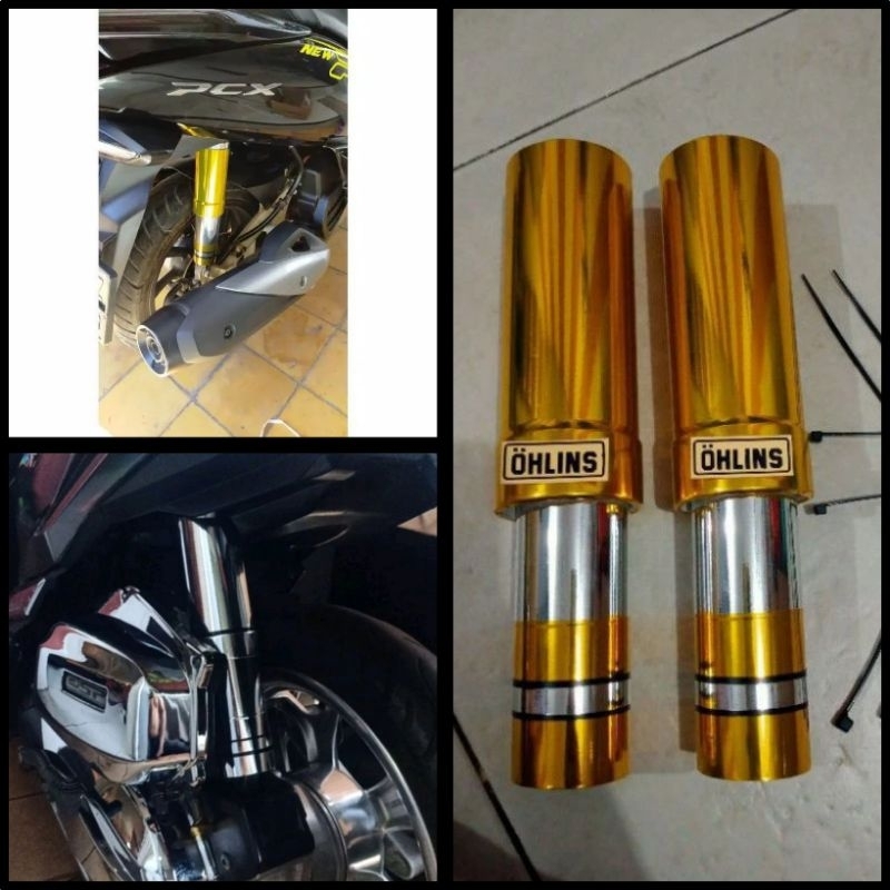 Cover shock belakang pcx 150/160 *