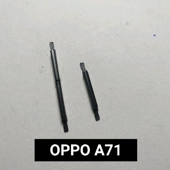 TOMBOL ON OFF TOMBOL VOLUME OPPO A71 HITAM