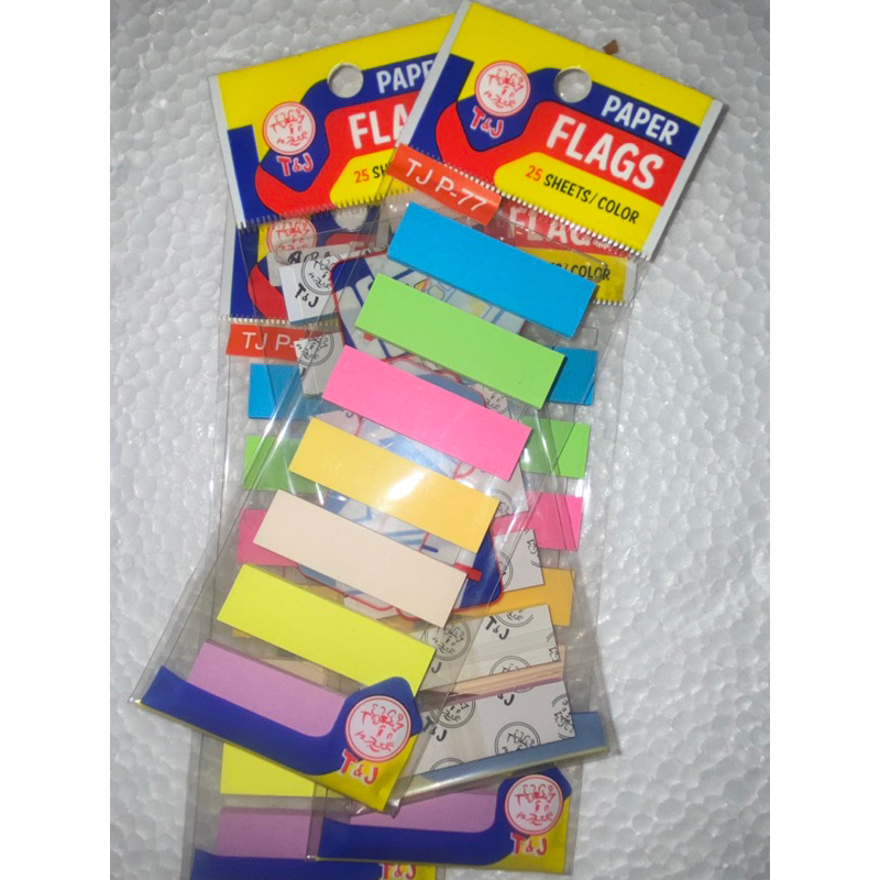 

T&J P-77 PAPER FLAGS STICKY NOTES