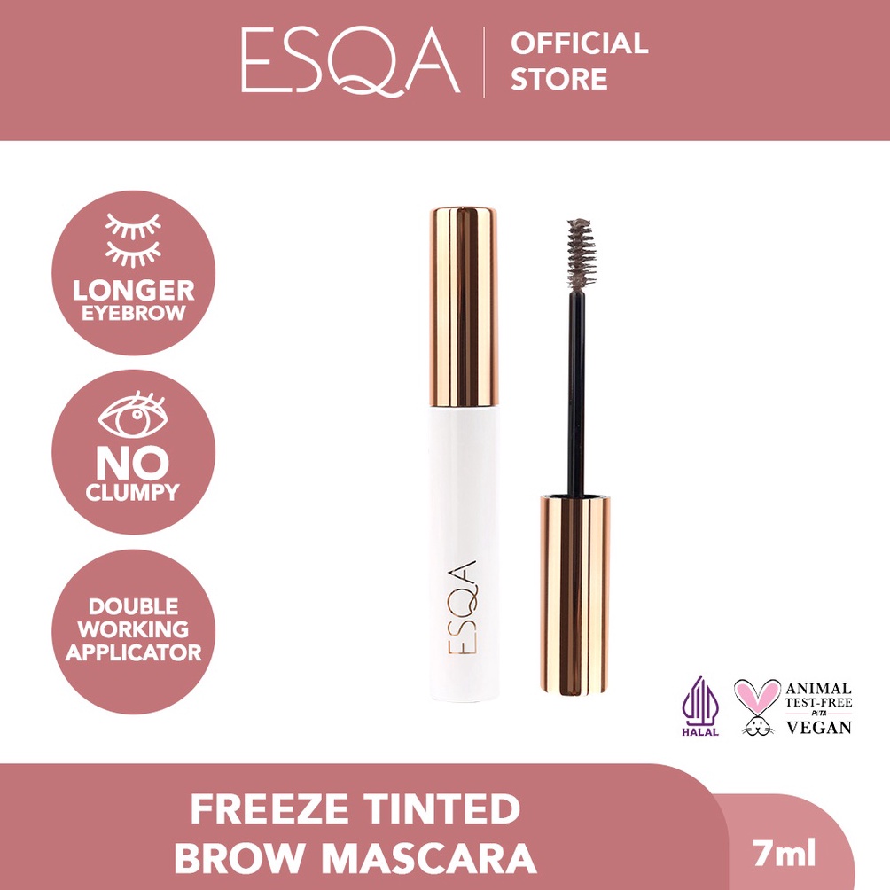 ART H5V ESQA Freeze Tinted Brow Mascara  Ash Brown