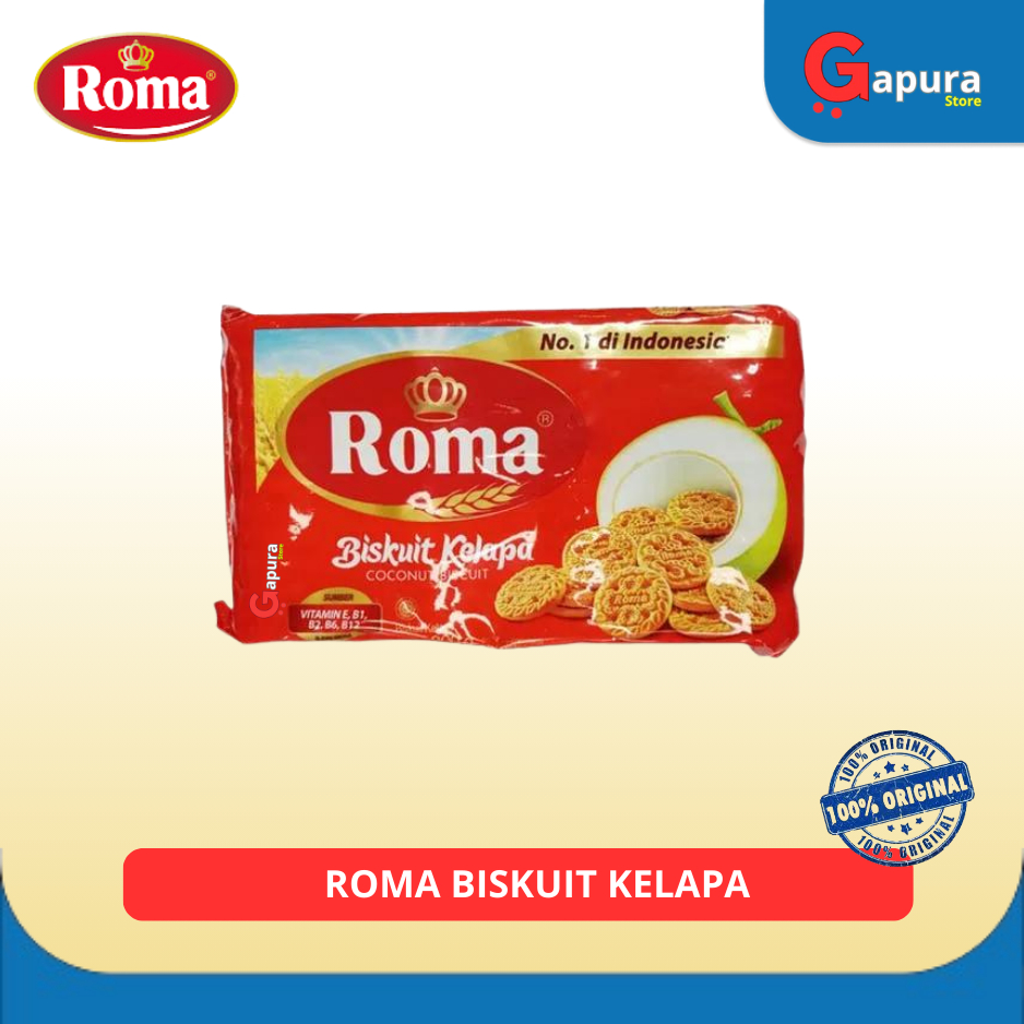 

BISKUIT ROMA KELAPA 300G BERBURU EMAS