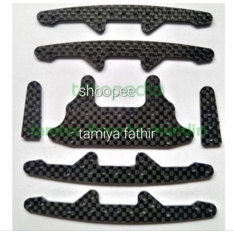REP TAMIYA HG CARBON SET BEMPER SIDE DAMPER STYLE
