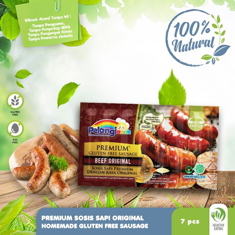 

PELANGI PREMIUM SOSIS BEEF ORIGINAL GLUTEN FREE NON MSG