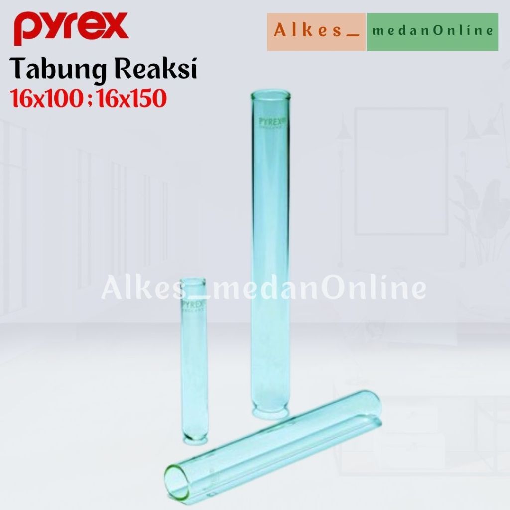 Tabung Reaksi Pyrex PRX 16 x 100 / 16 x 150