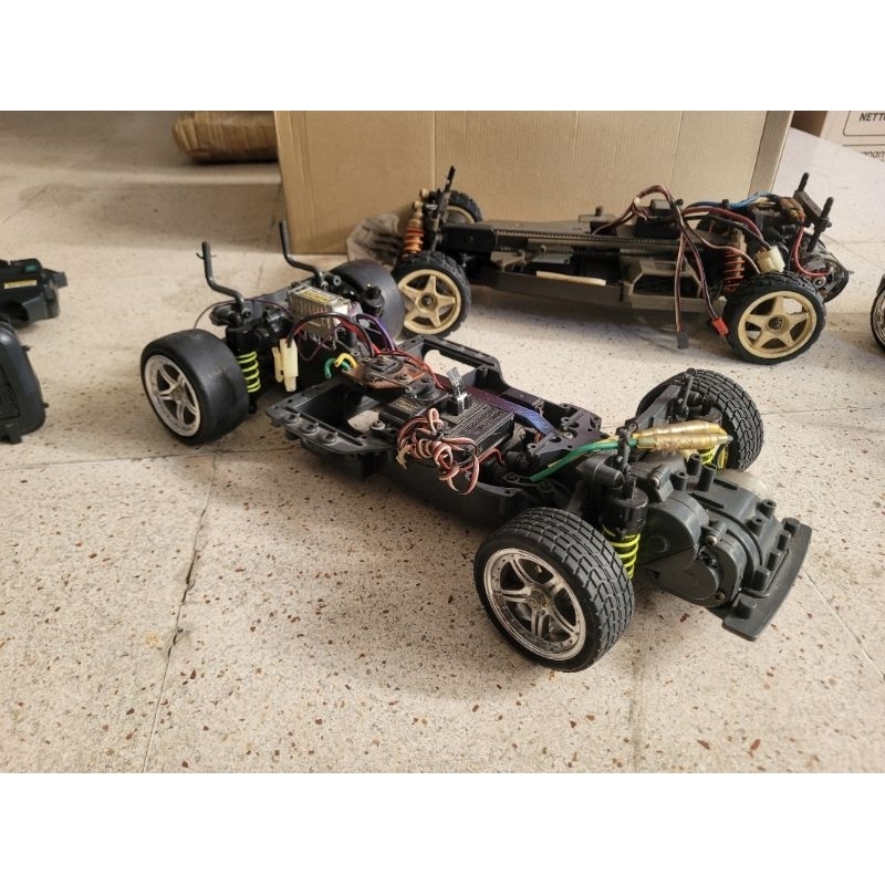 RC 1:10 TAMIYA TA03 KIT ONLY Mulus Murah Vintage jadul  (mainan remot anak mobil ban karet)