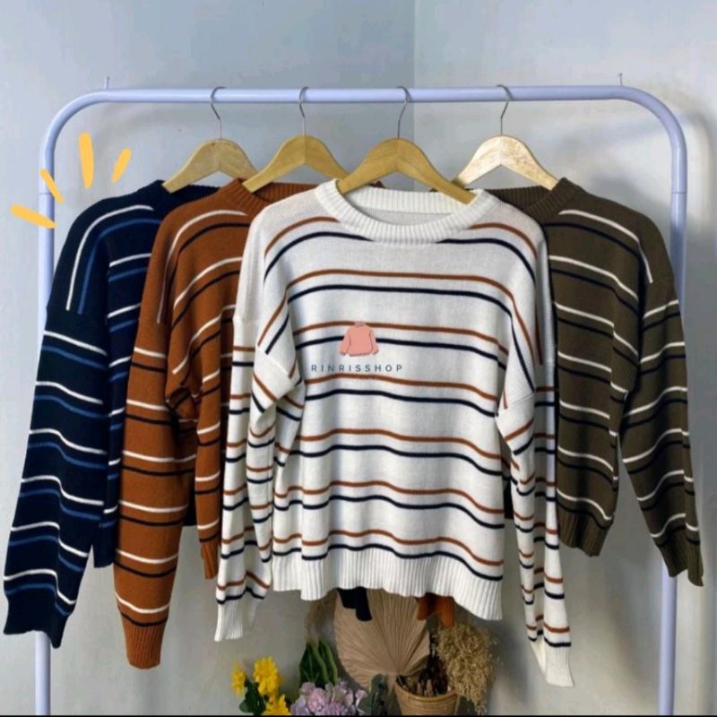 Wendy Sweater Rajut Premium Atasan Wanita/Sweater over size