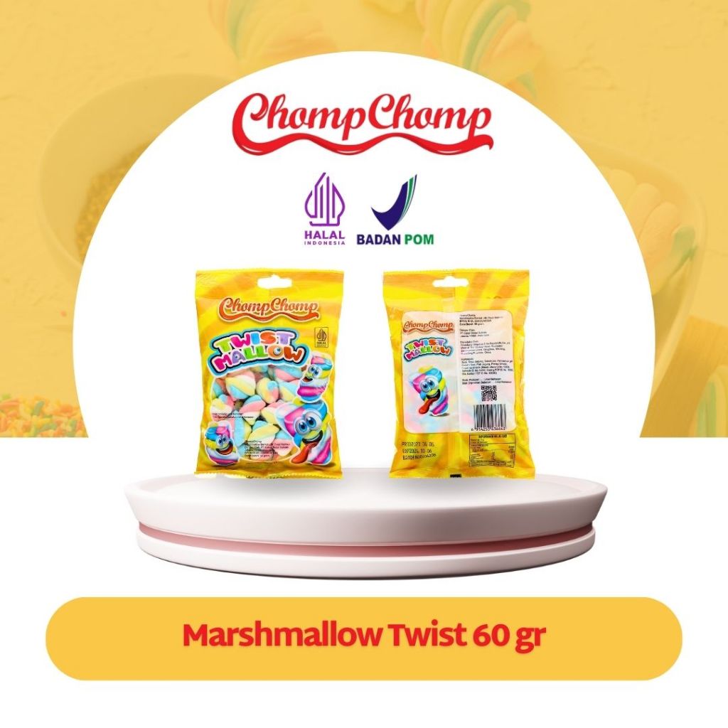 

Snack Marshmallow Chompchomp Twist 60gr