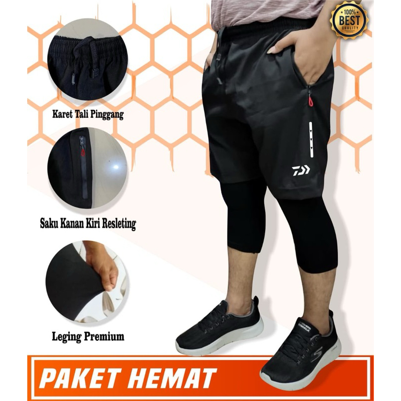 Celana mancing daiwa celana pendek mancing legging mancing