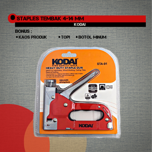 

JUAL STAPLES TEMBAK 4-14mm STA-01 ORIGINAL KODAI / STAPLES GUN TACKER / STAPLES TERMURAH / STREPLES TEMBAK / STEPLES TEMBAK / TEMBAK / STEPLES TERBARU / STAPLES MEJA / STAPLES KERTAS / STAPLES KAYU / TERLARIS ARMYMATERIAL LAMPUNG
