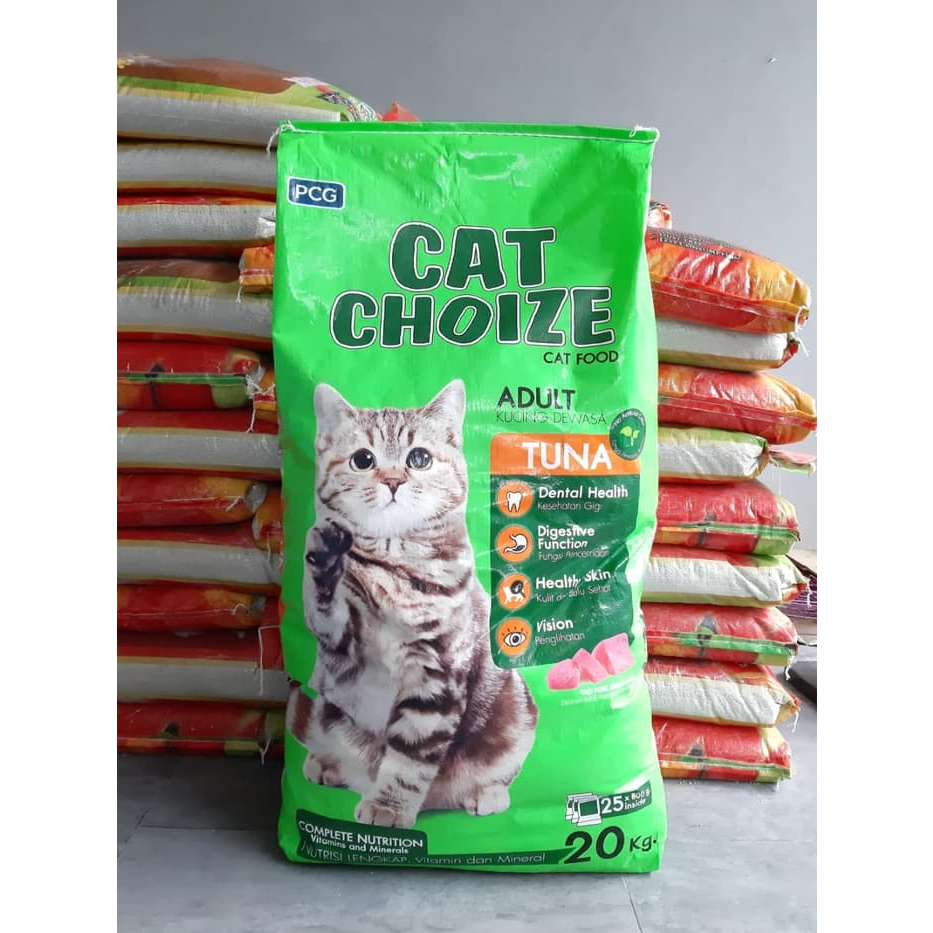 Makanan Kucing Cat Choize 20kg Rasa TUNA Makanan Kucing Karung Cat Choize