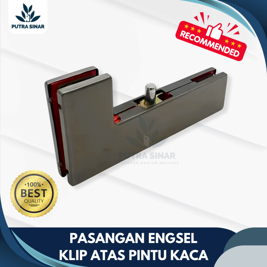 Floor Hinge Pasangan Engsel Klip Atas L Pintu Kaca Pintu Floorhinge