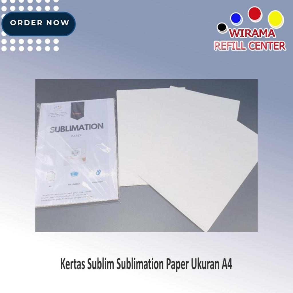 

Kertas Sublim Sublimation Paper Ukuran A4