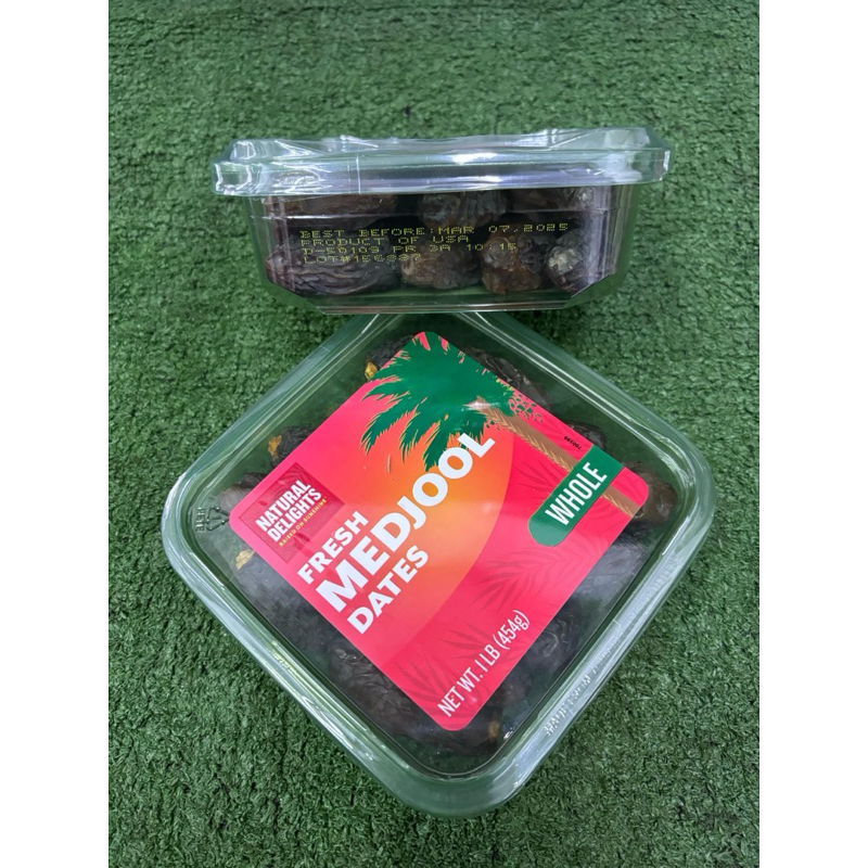 

Kurma Natural Delight Whole Medjool Dates Import USA 454gr