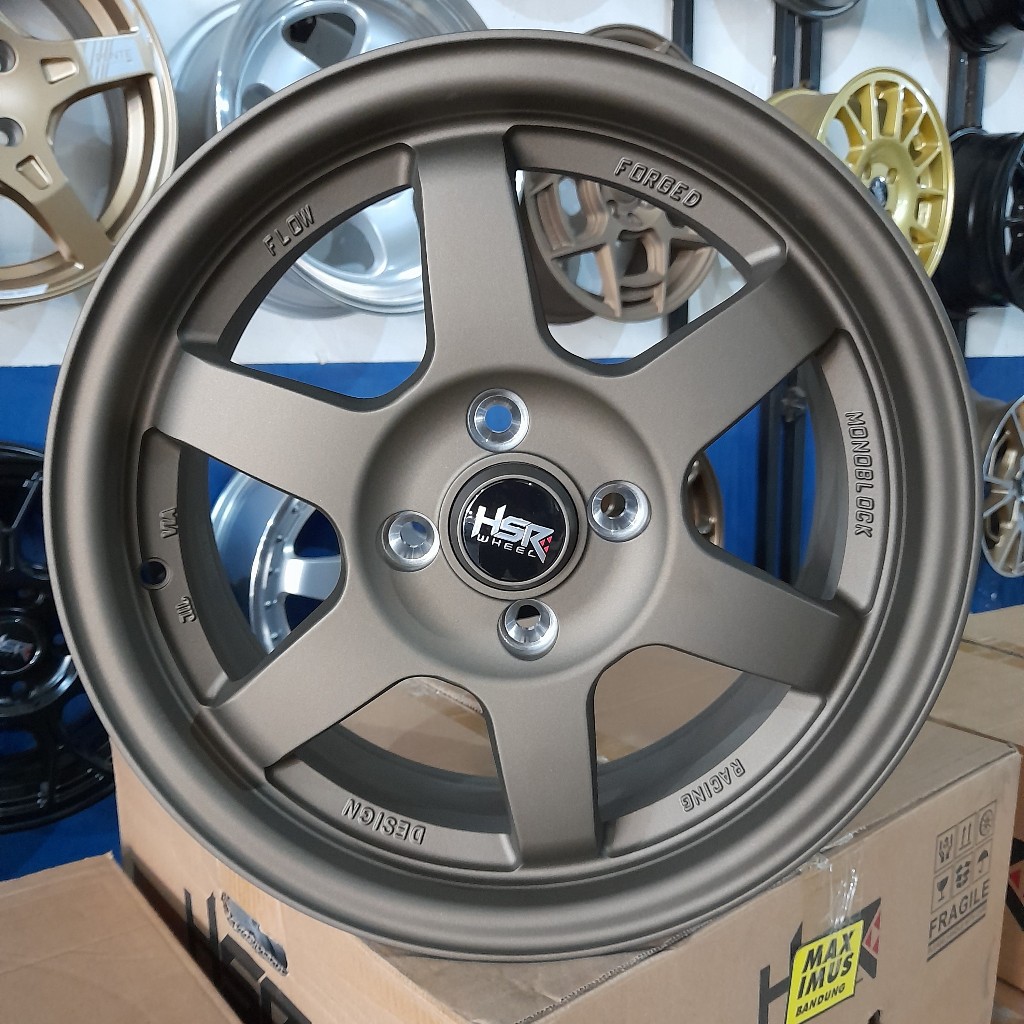 velg mobil racing te37 ring 15 buat brio,jazz,agya,ayla
