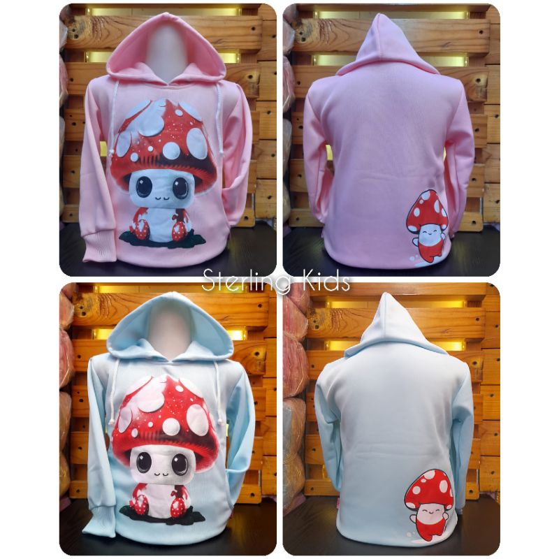Sweater Anak Perempuan Mushroom/Kids Sweater/Sweater Anak Perempuan/Sweater Anak Perempuan Tebal/Swe