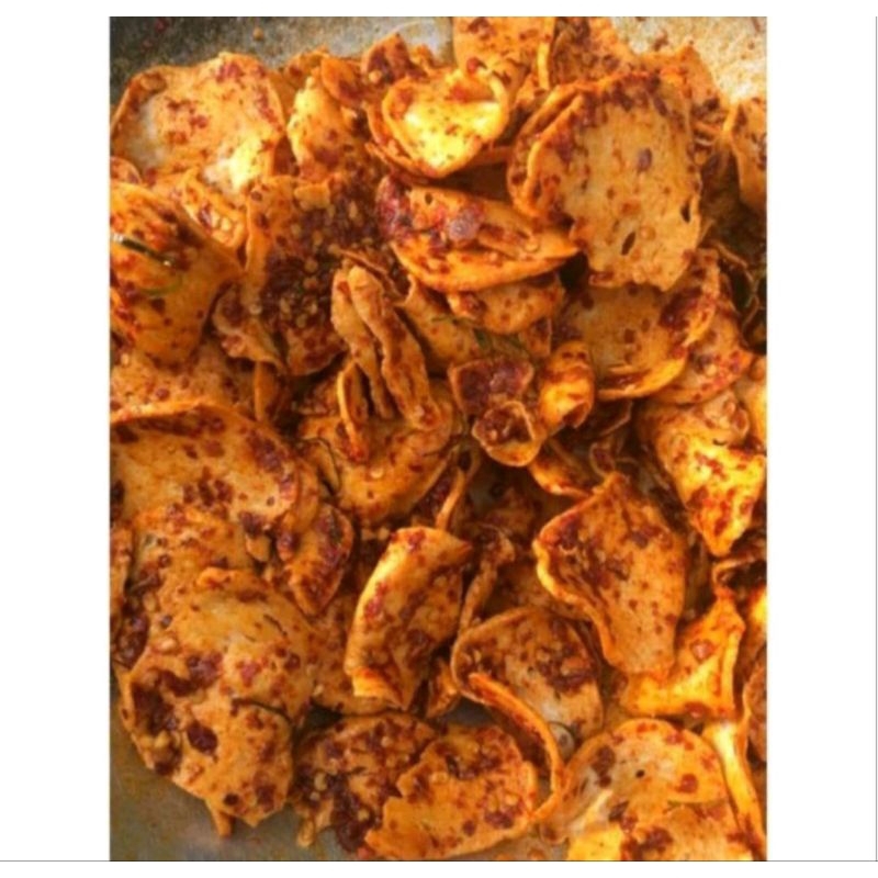 

Basreng Bulat Pedas Daun Jeruk