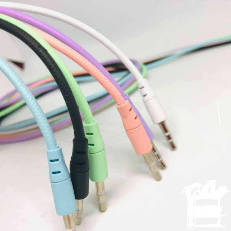 KABEL AUX 1 METER KABEL AUDIO AUX KABEL AUX HANDPHONE KABEL SPEAKER
