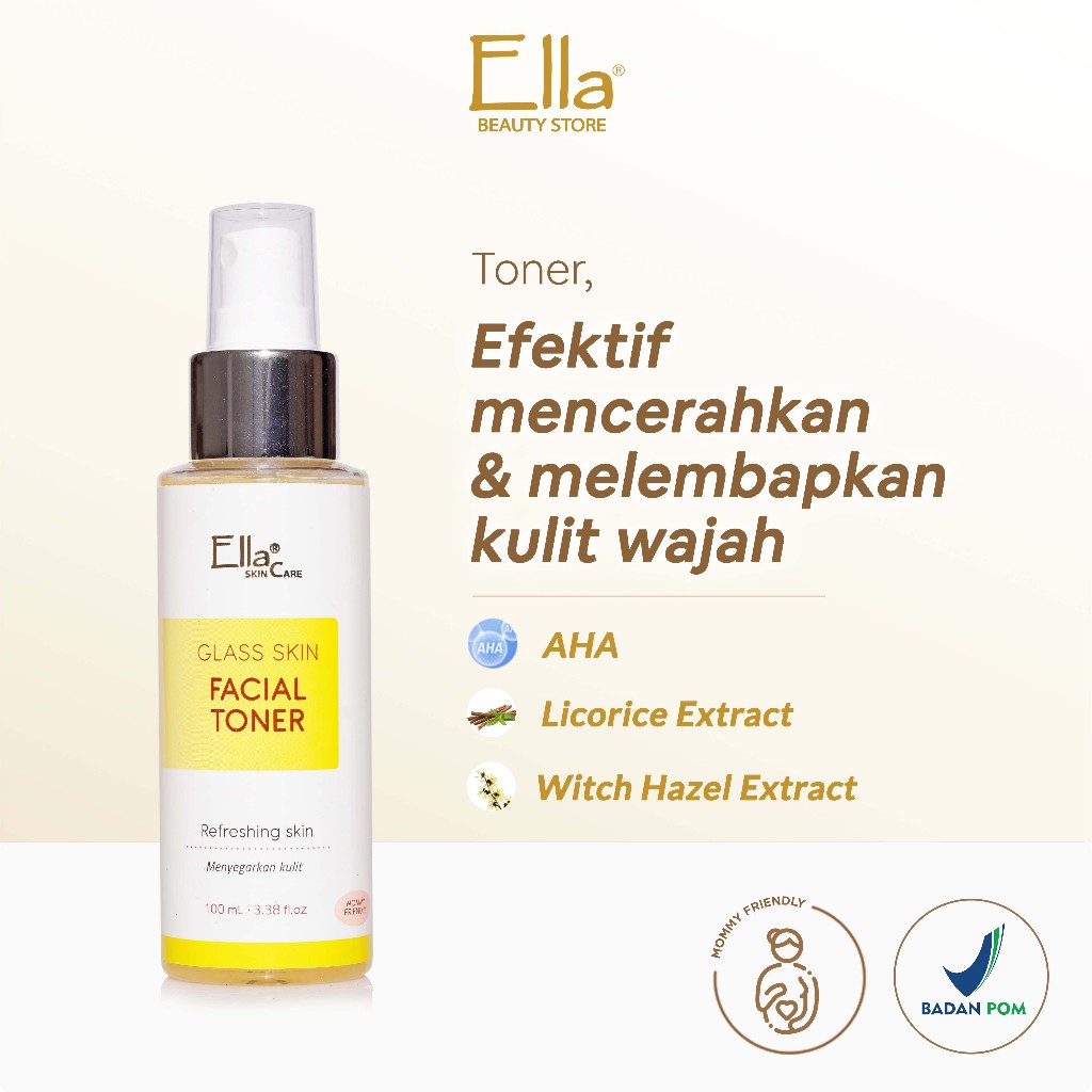 FACIAL TONER GLASS SKIN Ella skin care