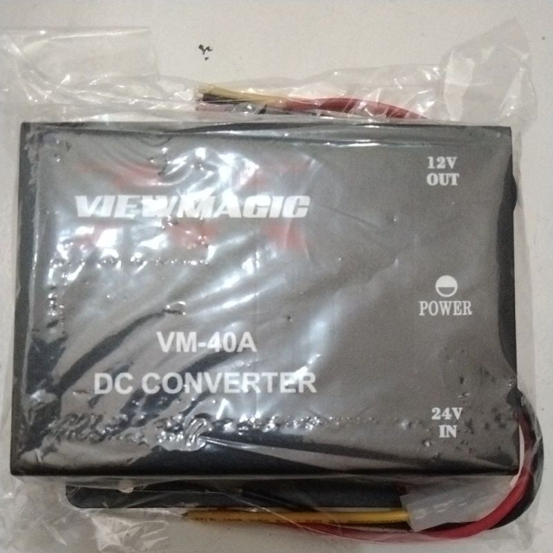 CONVERTER DARI DC 24V ke DC 12V VM-40A MERK VIEWMAGIC