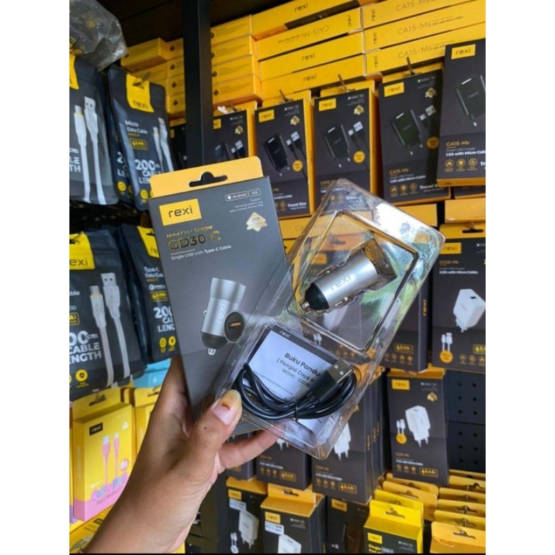 LAYzz CAR CHARGER REXI GE34-C/GD30-C Fast Charging 3.A AST