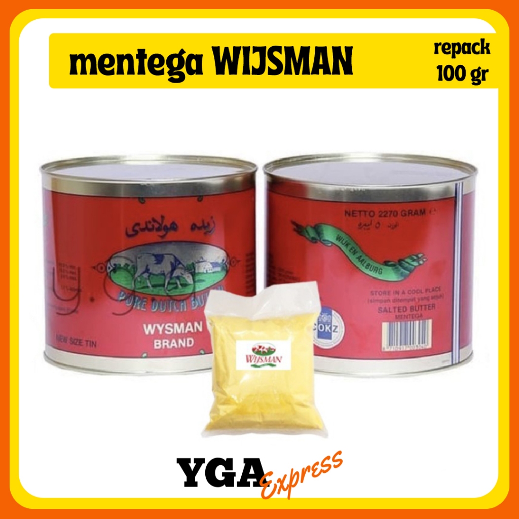 

Wijsman Butter (REPACK) 100gr / Mentega Wisman / Mentega Wysman